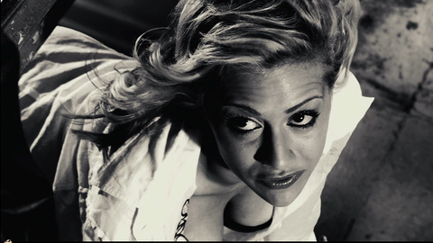 Brittany Murphy in Sin City (2005) Sexy Black And White Black Bra 671924