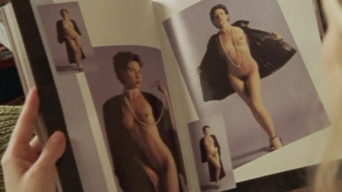 Michelle Clunie Naked as Melanie Marcus. Breasts, Bush, magazine, pearl necklace. 984999