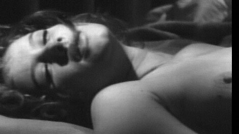 Therese from Therese and Isabelle Naked. Breasts, black and white, blonde. 586571