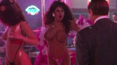 Teri Weigel Naked as Melody Lounge Dancer. Breasts, big breasts, black thong. 821469