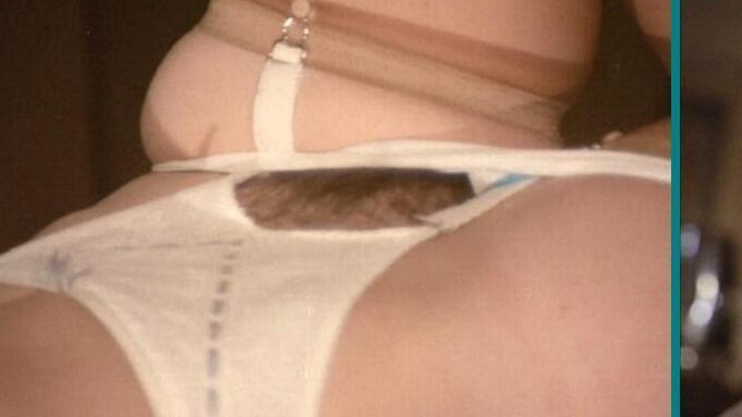 Linda York Naked as Massage Girl. Breasts, Butt, Bush, nude, white garter belt. 595341