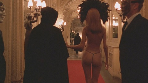 Abigail Good in Eyes Wide Shut (1999) Thong Underwear Back Exposed Black Thong 670969