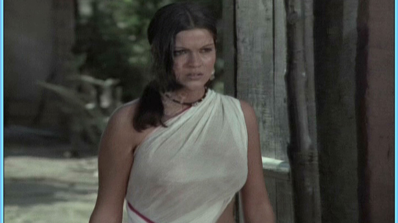 Hottest Zeenat Aman Scene in Satyam, Shivam, Sundaram. Sexy, breasts through sheer top, brunette. 587336