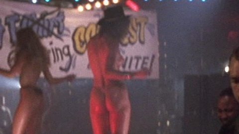Laura Albert in Road House (1989) Thong Sexy Bar Butt Peeking Out 672786