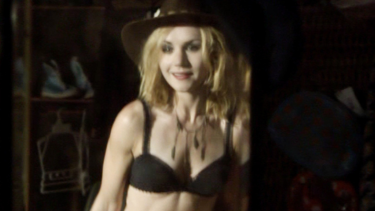 Hottest Rachel Miner Scene in Hide. Underwear, SFW, black bra. 671678