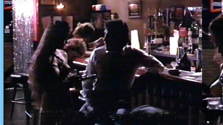 Toni Alessandrini Naked in Marked for Murder. Breasts, bar, black hair. 587611