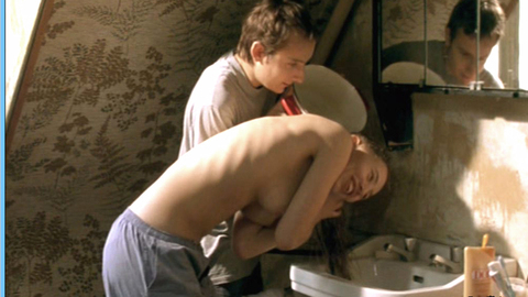 Isild Le Besco in The Cost of Living (2003) Breasts Bending Over Breasts 612045