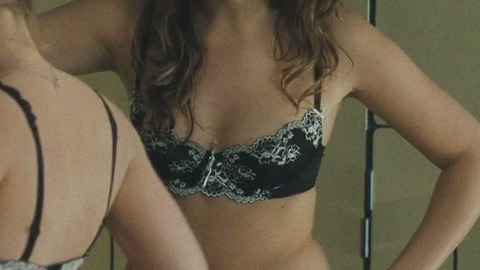 Mandy Moore in Because I Said So (2007) Underwear Black Bra Brunette 735430