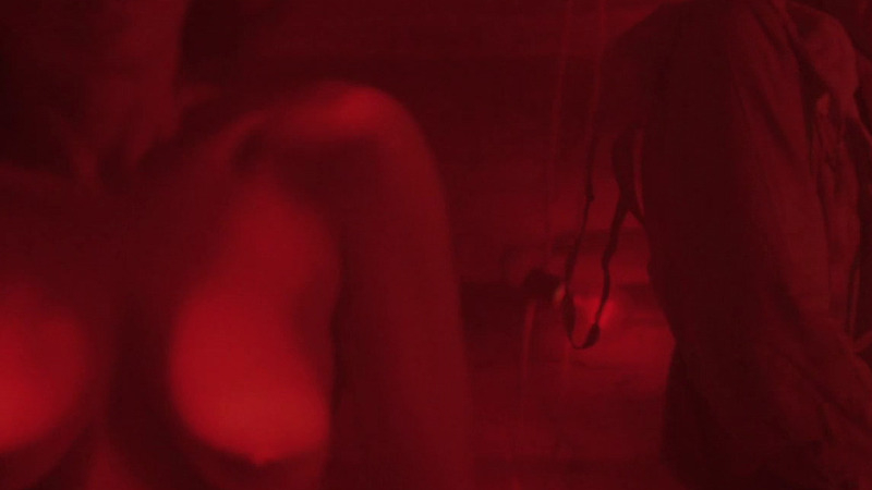 Anne Gaybis Naked as Dancer on Stage. Breasts, brunette, clothed man. 798567