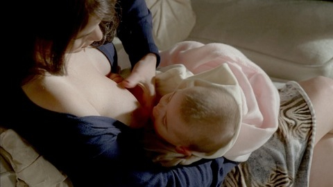 Cara Buono Nude in The Sopranos. Breasts, baby, blue dress. 750646