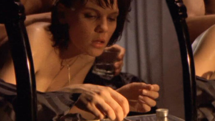 Sexiest Scenes of Sophia Rinaldi from Young Lions. Sexy, SFW, black hair. 664301
