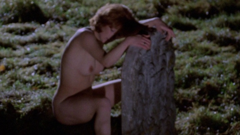 Lorraine Peters Naked as Girl on Grave. Breasts, cemetary, headstone. 733551