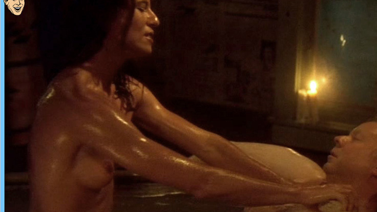 Marta Santamaria Naked in South of Heaven, West of Hell. Breasts, black hair, couple. 589261