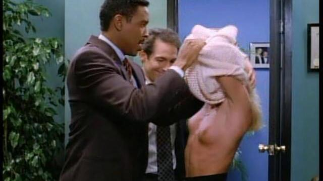 Marsha from Dream On Naked. Breasts, blonde, fully clothed man. 673265