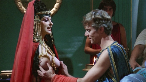 Nudes of Ennia from Caligula. Breasts, Sexy, black hair, fondling breasts. 1005030