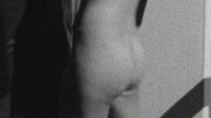 Nicola Austin Naked in School for Sex. Butt, black and white, black high heels. 790219