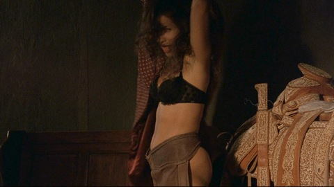 Angel Aviles in Desperado (1995) Underwear Assless Chaps Black Bra 693928