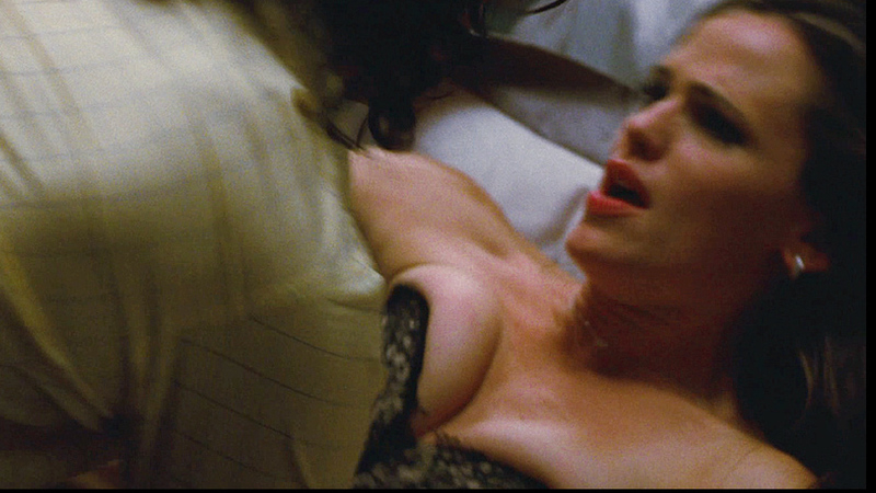 Hottest Jennifer Garner Scene in Arthur. Sexy, breast popping out, brunette. 699194