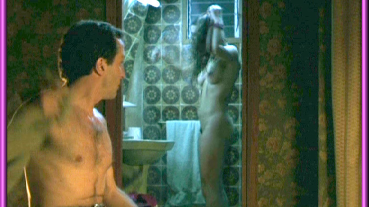 Itziar Miranda Nude as Trini. Breasts, Bush, bathroom, black hair. 590090