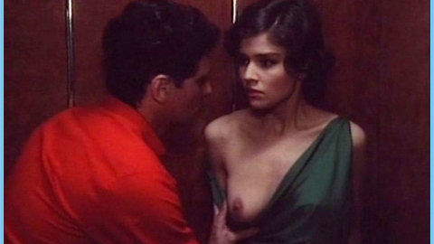 Cristina Marsillach in La gabbia (1985) Breasts Black Hair Breasts 566141