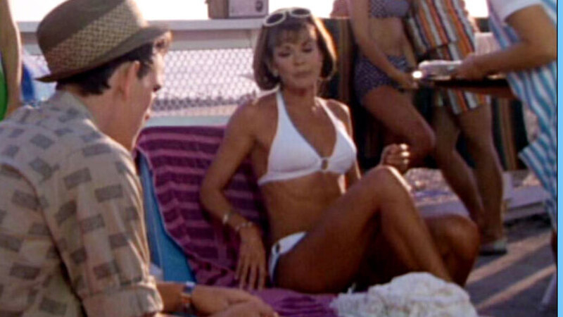 Sexiest Jessica Walter Scene in The Flamingo Kid. Bikini, SFW, white swimsuit. 622081