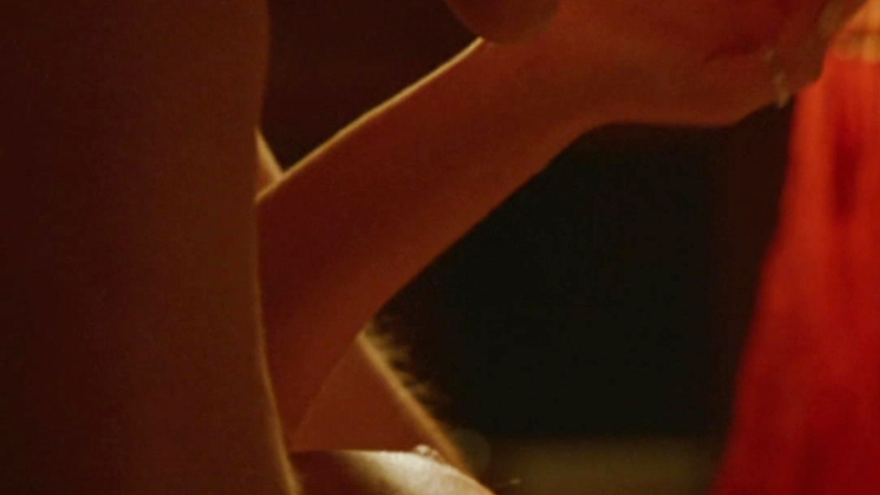 Jolene Blalock Nude as Nora Timmer. Breasts, couple, man on top. 625790
