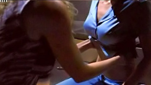 Hottest Jolene Blalock Scene in Star Trek: Enterprise. Sexy, blonde, blue top. 657932