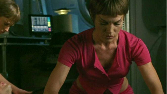 Star Trek: Enterprise's Sexiest Scenes with Jolene Blalock. Sexy, giving a massage, massage. 657936