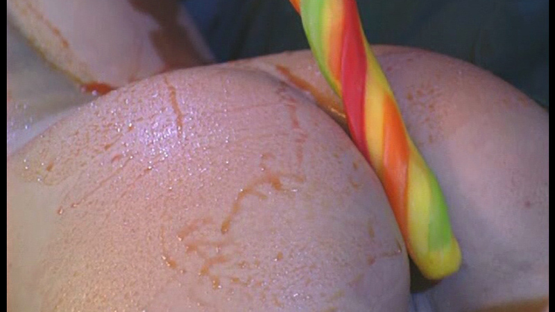 Nudes of Lily from Girl Explores Girl. Butt, Bush, nude, popsicle between butt cheeks. 668910