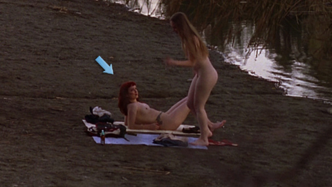 Nudes of Elise Hanlon from The Lost. Breasts, beach, brunette. 681708