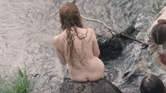 Miranda Otto Nude as Theoline Belknapp. Butt, long hair, multiple women. 747656