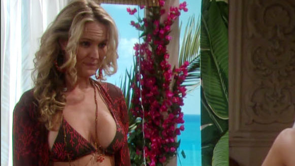 Hottest Sharon Case Scene in The Young and the Restless. Underwear, SFW, blonde. 653162