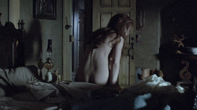 Katharine Isabelle Naked in Ginger Snaps Back. Butt, Body Double, nude, sitting on bed. 674815