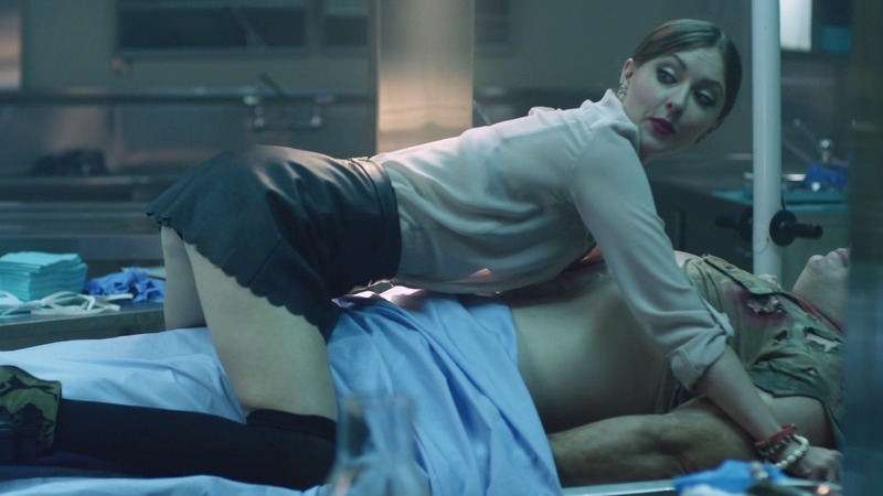 Sexiest Scenes of Tamara from See No Evil 2. Sexy, black skirt, brunette. 748643