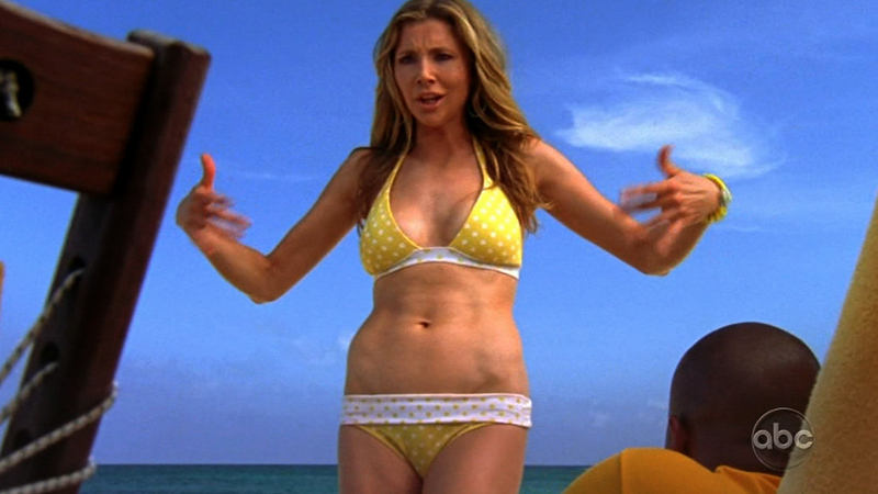 Sexiest Sarah Chalke Scene in Scrubs. Bikini, SFW, blonde. 669625