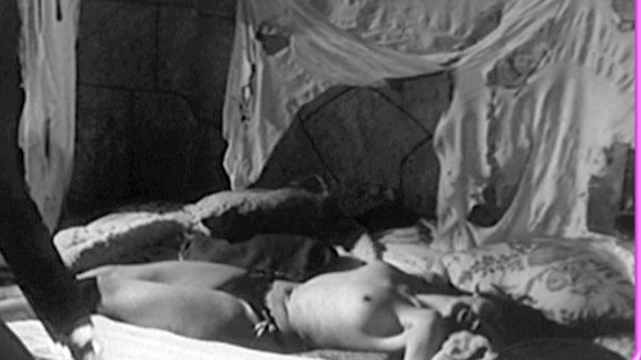 Margaret from The Sadistic Baron Von Klaus Naked. Breasts, black and white, black hair. 592535