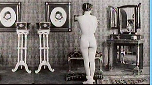 Nudes of Liza from Of Freaks and Men. Butt, Bush, back exposed, black and white. 535884