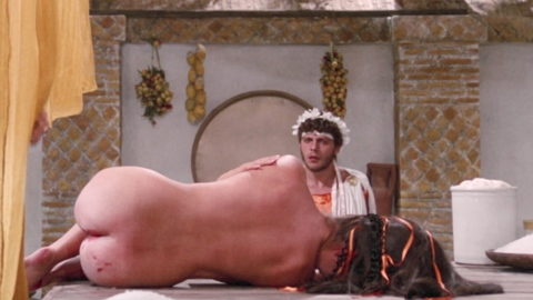 Mirella D'Angelo Nude as Livia. Butt, Sexy, nude, on table. 1005032
