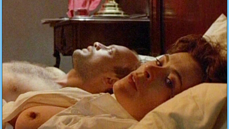Hertha from Wind von Südost Naked. Breasts, couple in bed, left breast. 636767