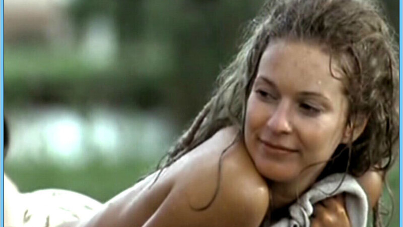 Sexiest Hanna Scenes. Sexy, back exposed, brunette. 620068