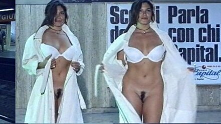 NA from Ultimo metro Naked. Bush, brunette, cleavage. 598283