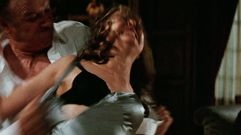 Melora Hardin in Absolute Power (1997) Underwear Black Bra Bloody Nose 721296