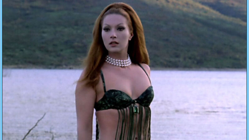 Hottest Helga Liné Scene in The Loreley's Grasp. Bikini, SFW, black bikini. 648920