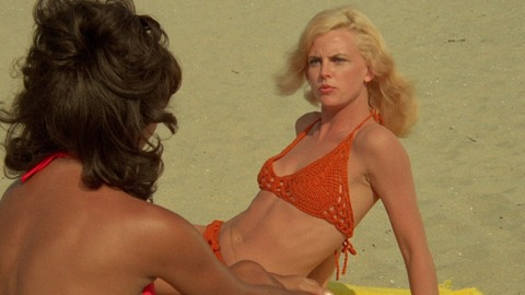 Roberta Collins in The Roommates (1973) Bikini Beach Bikini 760409