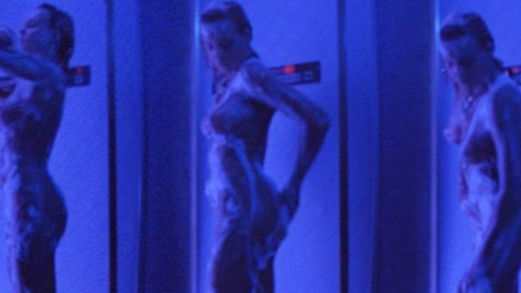 Loren De Palm in Plankton (1994) Breasts Blue Lighting Breasts 588077
