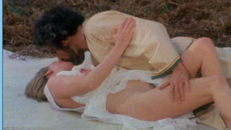 Lt. Sondra Richardson from The Beast in Space Naked. Breasts, Bush, hint of bush, kissing. 649565