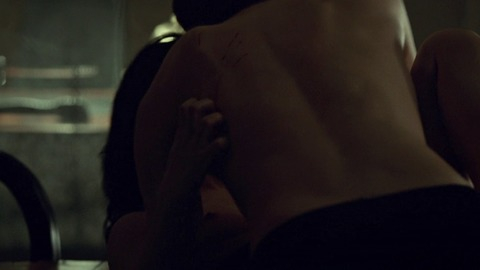Camille De Pazzis Nude as Annie. Breasts, couple, dark hair. 776090
