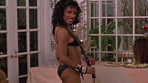 Rosanne Katon in Bachelor Party (1984) Underwear Black Black Hair 739454
