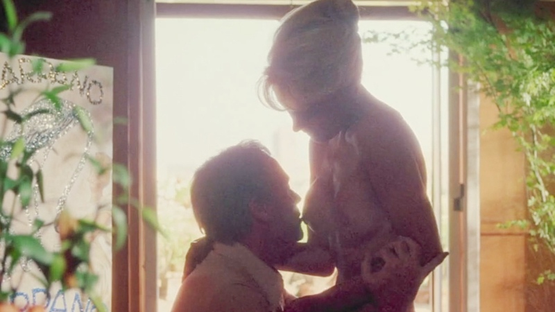 Anita Strindberg Naked as Greta. Breasts, blonde, man sucking nipple. 599649