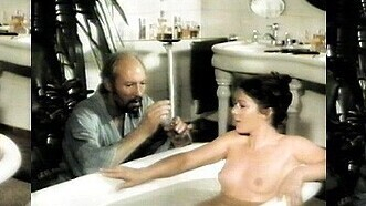 Hannelore Elsner Nude as Marlit Berlinger and Maria. Breasts, Bush, bathtub, brunette. 577832